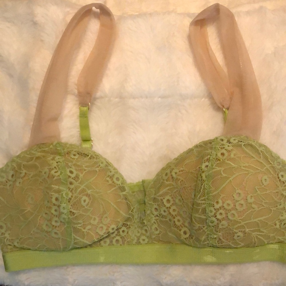 Underproduction Vegan bra w pads, nude straps. BrandNew, w/o Tags
